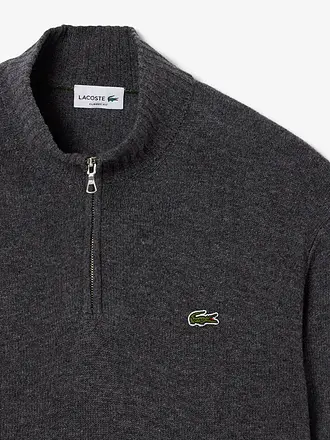 LACOSTE | Pullover Troyer | grau